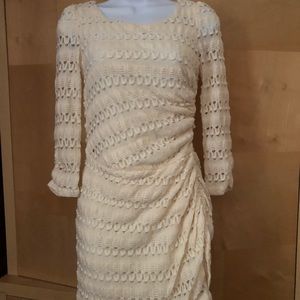 Sweater dress with back cut out detail